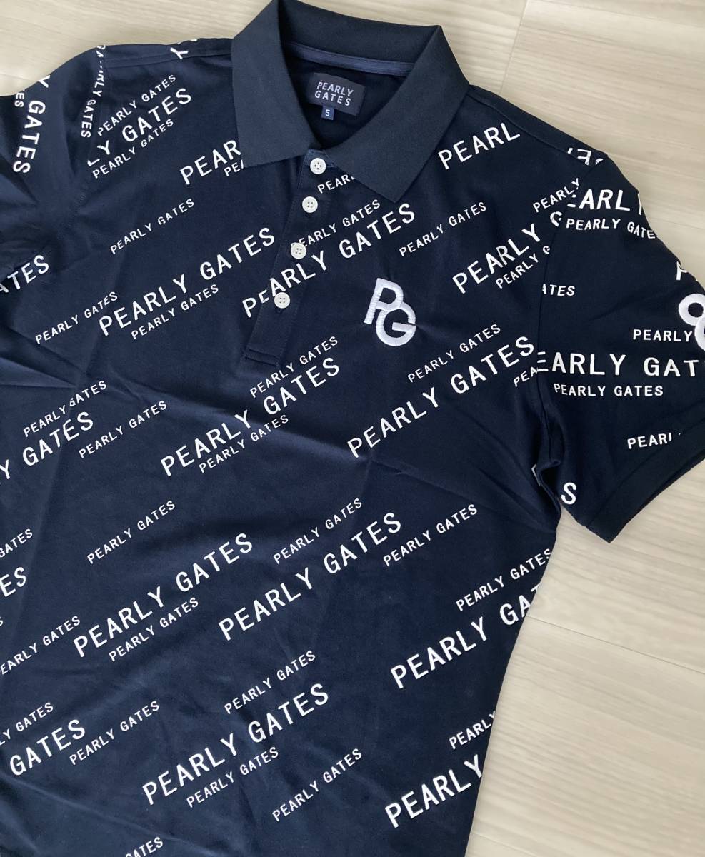 パーリーゲイツ☆新品☆メンズ5☆COOLインナーシャツ☆ネイビー