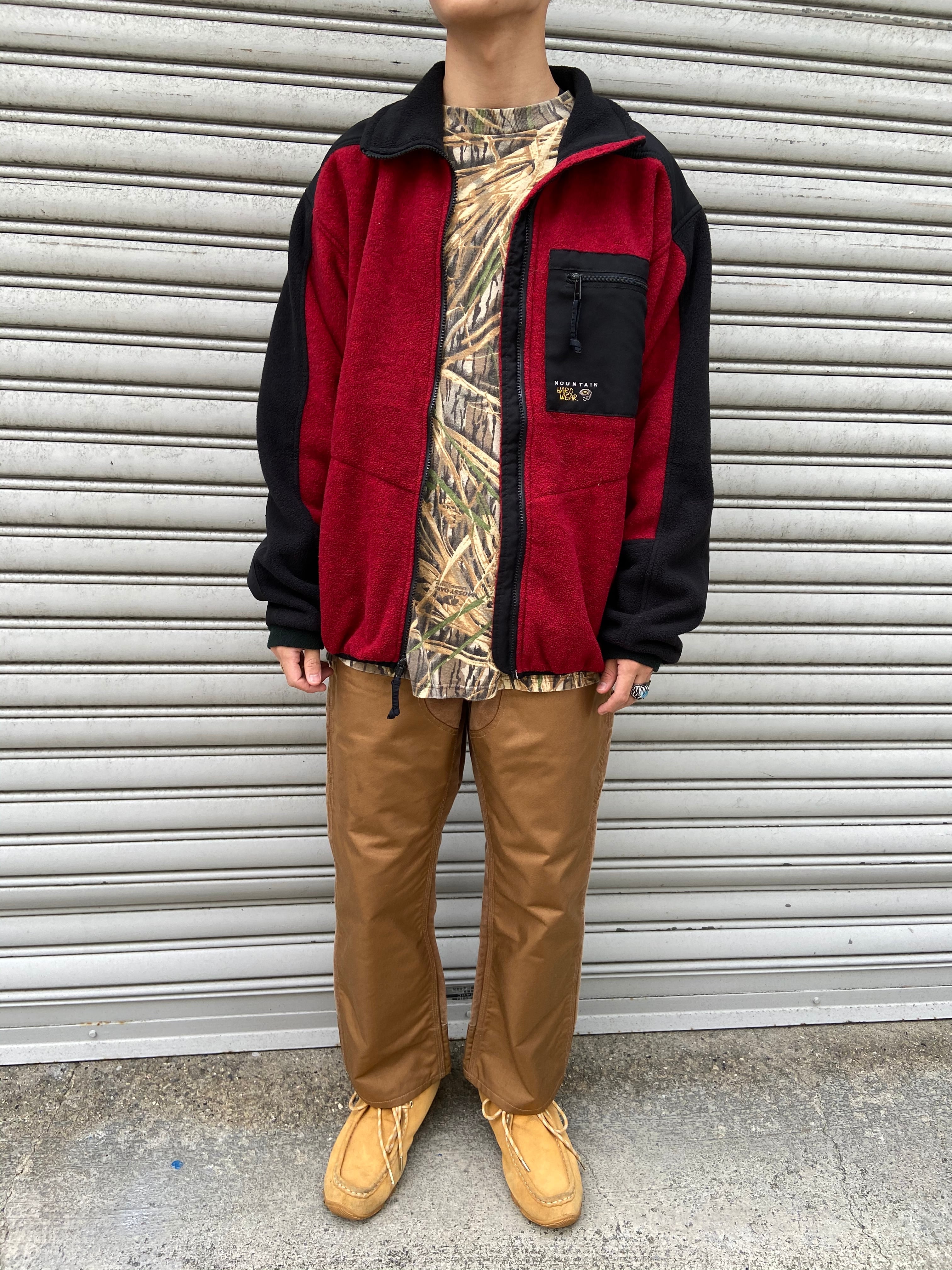 オークリー 赤茶フルジップジャケット サイズM