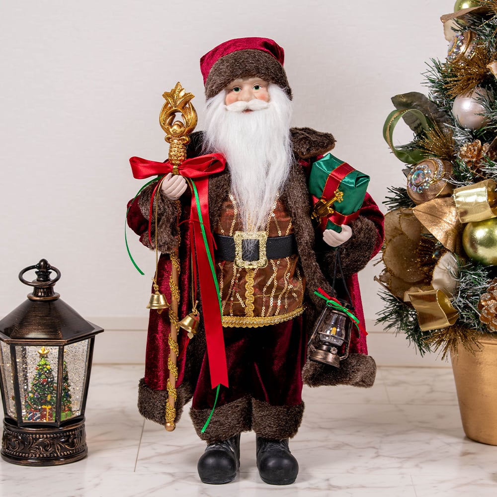 【お値下げ交渉可能】スノードーム ランタン クリスマスオブジェ サンタ