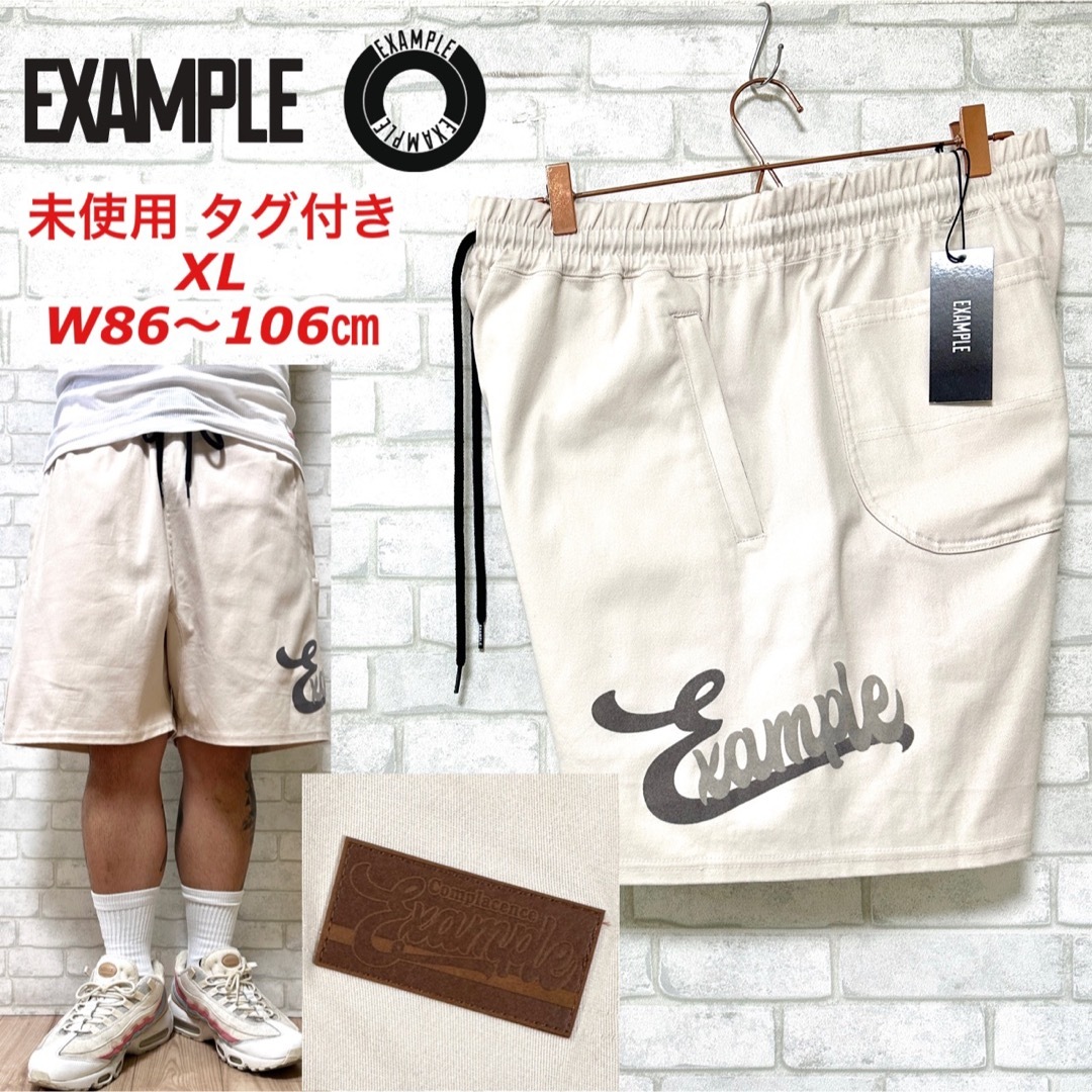 ☆未使用タグ付き☆ EXAMPLE エグザンプル ハーフパンツ ワーク ...