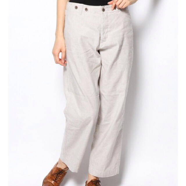 MHL. コットンリネン イージーパンツ タックパンツ マーガレットハウエル