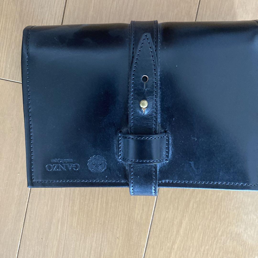 ganzo ガンゾ セカンド クラッチ バック ビジネス ブリーフ バッグ 黒