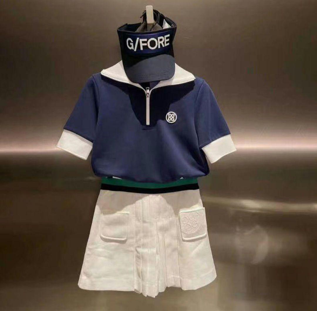 ジーフォア ゴルフ ウェア レディース トップス スカート 2点セット