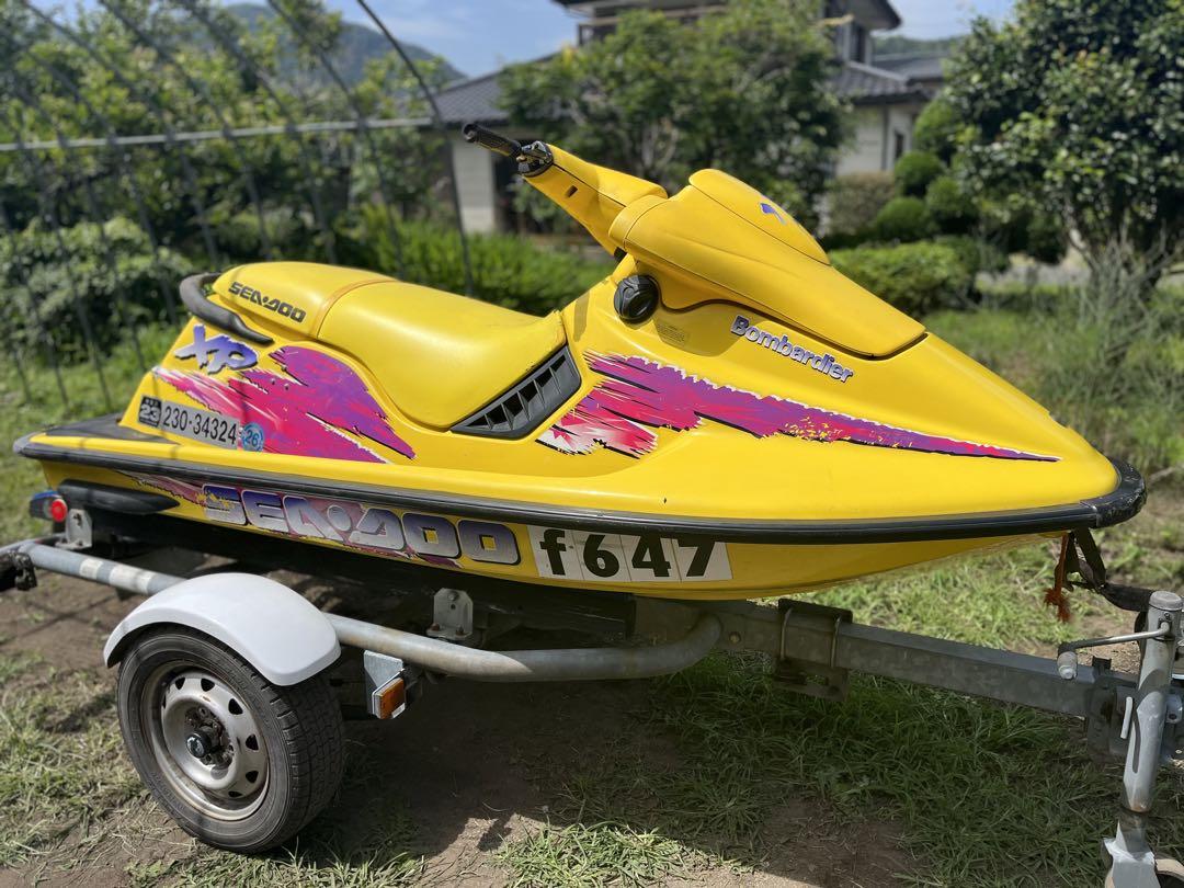 水上バイク、ジェットスキー seadoo xp 2人乗り ジャンク扱い