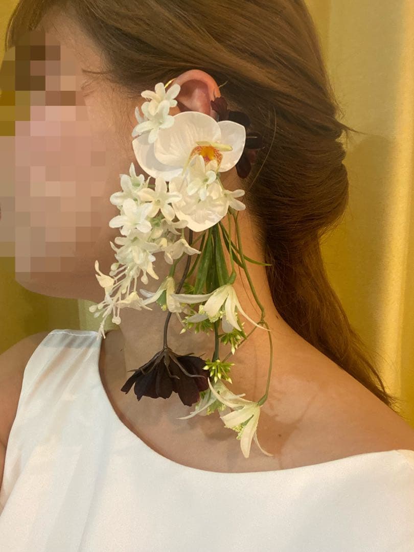 フラワー イヤーカフ&イヤリングorピアス