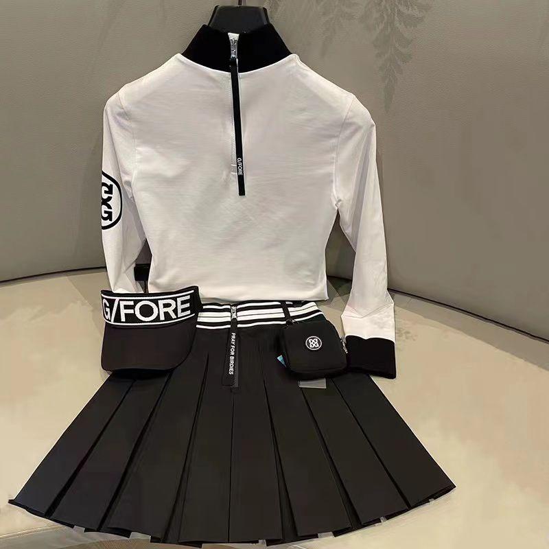 ジーフォア ゴルフ ウェア レディース トップス スカート 2点セット