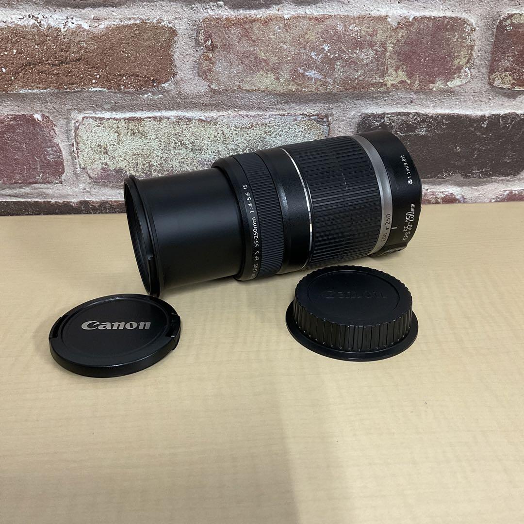 Canon EF-S55-250F4-5.6 IS カメラレンズ