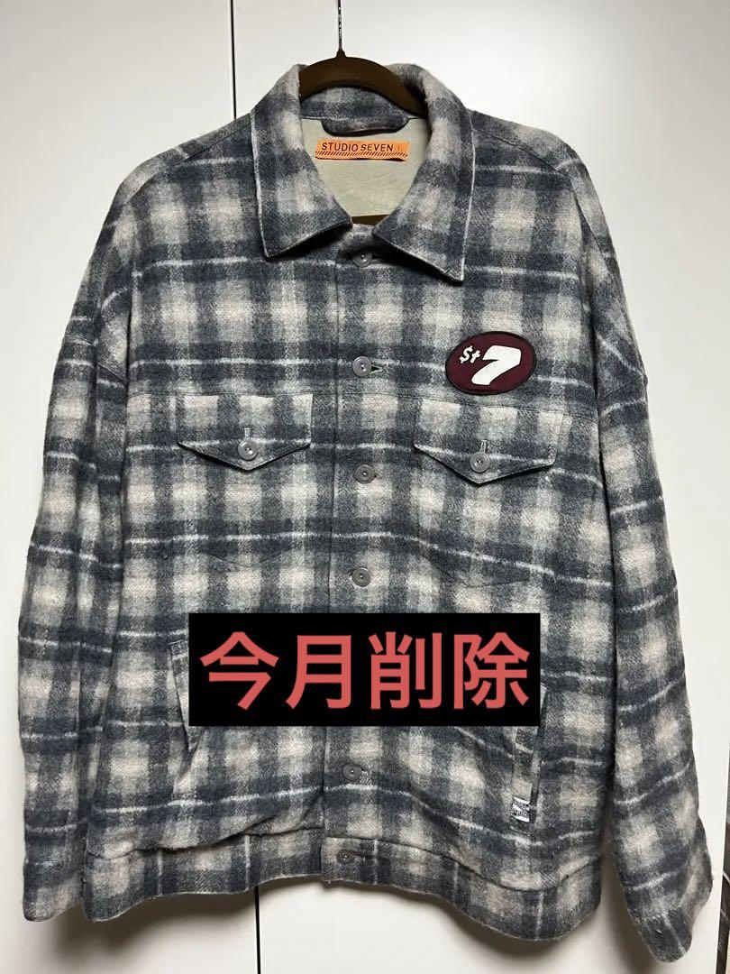 最終値下げSTUDIO SEVEN スタジオセブン チェックシャツ