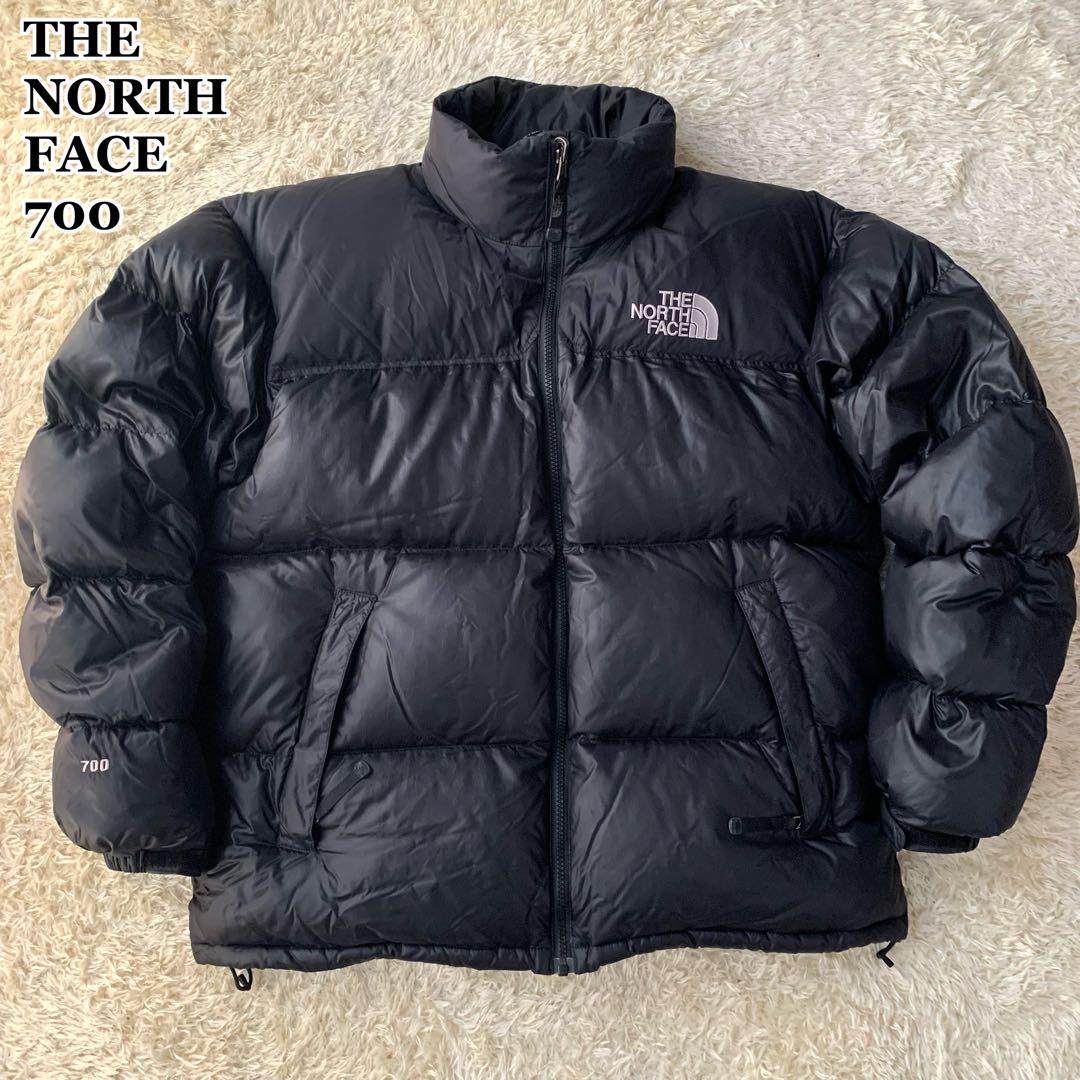 ノースフェイス ダウンジャケット ヌプシ L 700 フィルパワー ブラック