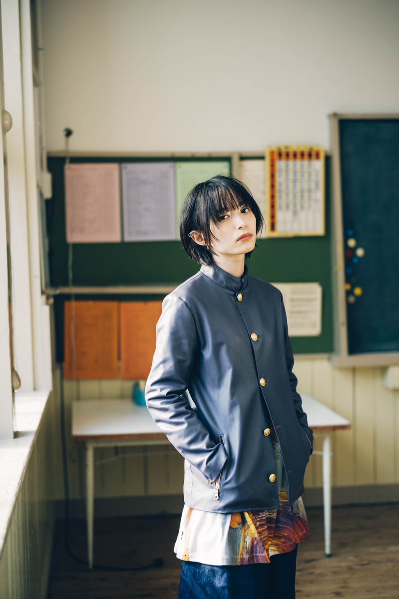 ha|za|ma 大人に向けた学ラン 黒