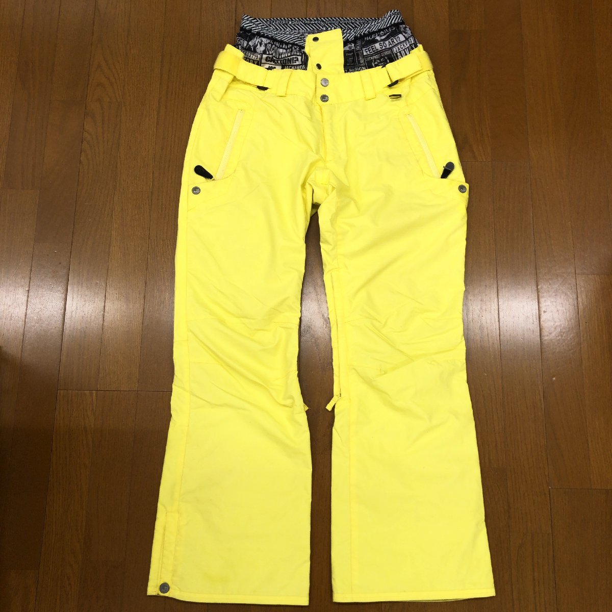 ○JACK FROST13 ジャックフロストワンスリー スノーボードパンツ L 黄 ... JACK FROST13 スノーボード パンツ Lサイズ