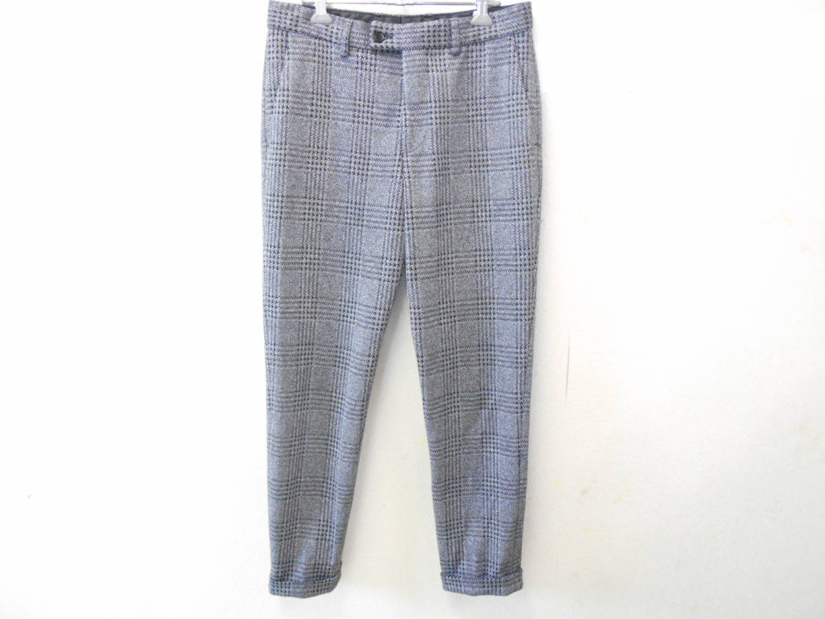 j403◇ZARAテーパードスラックスパンツ◇ザラ サイズUSA30 グレン ...